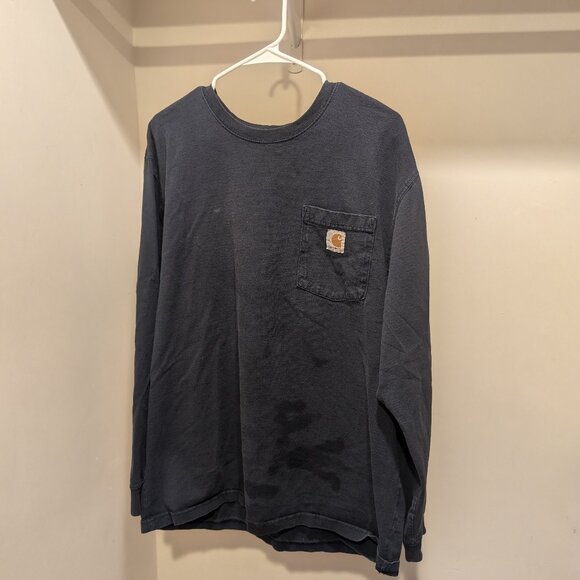 Carhartt Loose Fit Heavyweight Long-Sleeve Pocket T-Shirt - Large - Picture 1 of 1